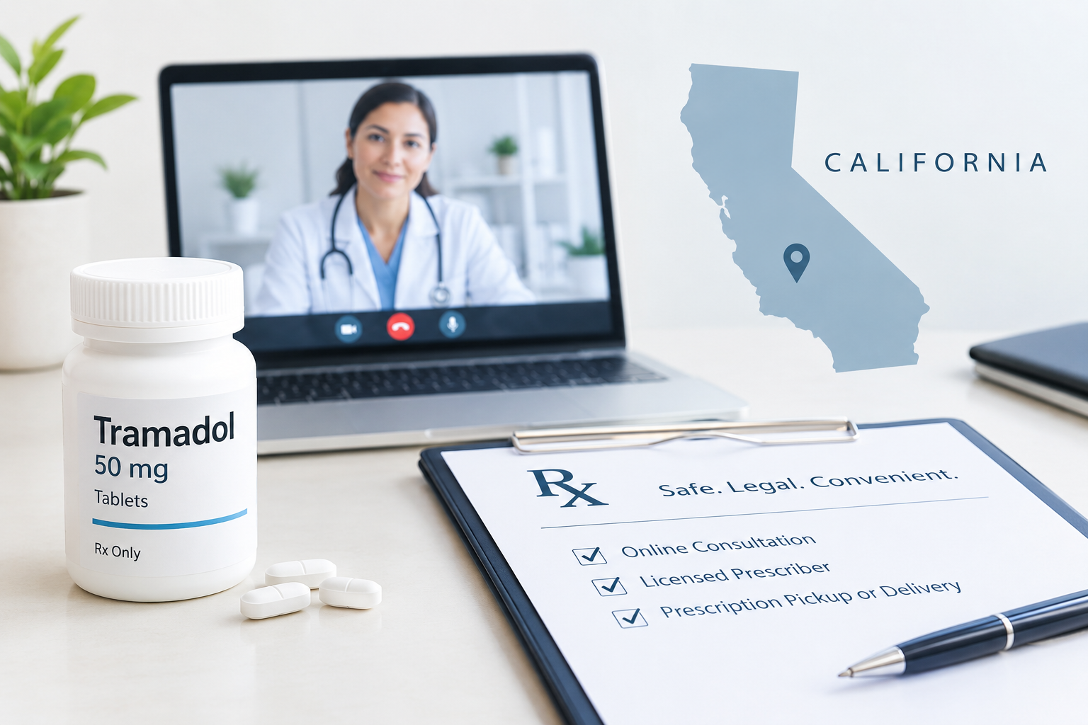 Get Tramadol Prescription Online in California: Patient Guide
