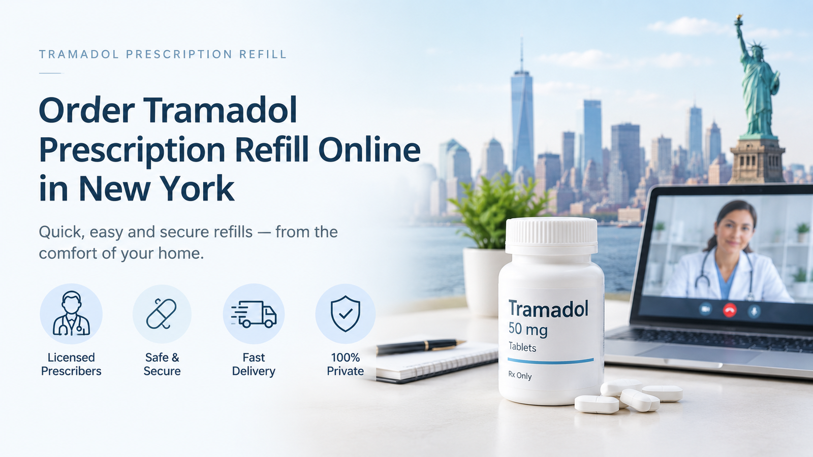 Order Tramadol Prescription Refill Online in New York