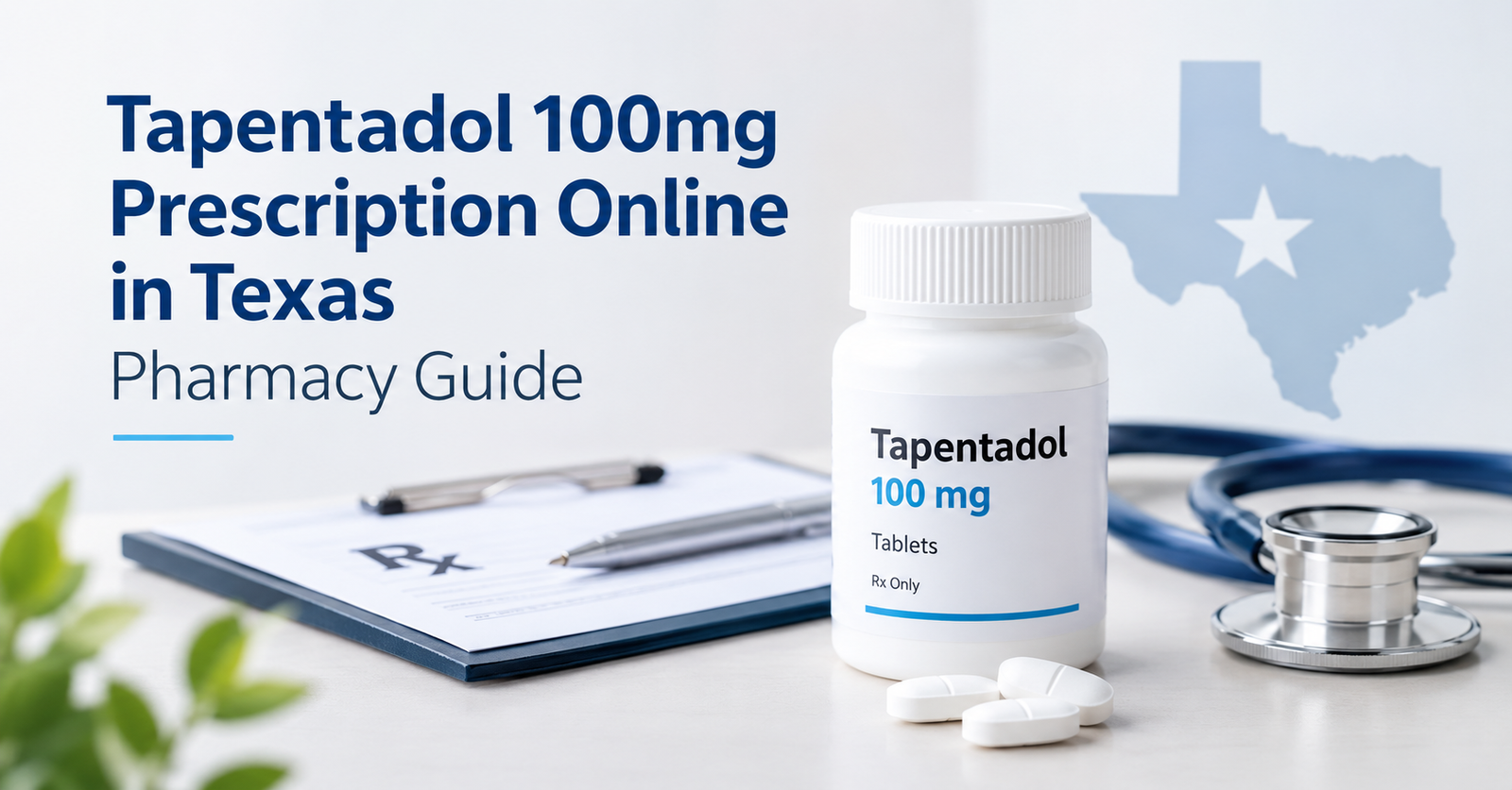 Tapentadol 100mg Prescription Online in Texas: Pharmacy Guide