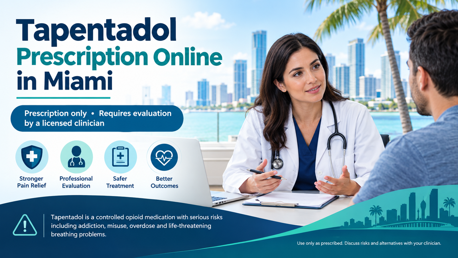 Tapentadol Prescription Online in Miami: Pharmacy Guide